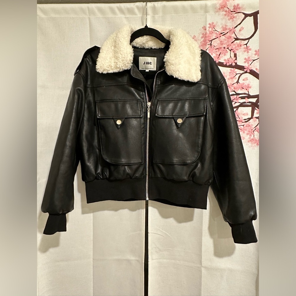 J.ing leather Jacket